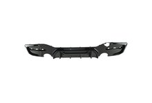 Diffuser competition carbon look passend voor BMW 1 serie F20 LCI en F21 LCI met M pakket achterbumper 