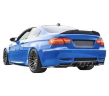 PSM look glanzend zwarte achterspoiler passend voor BMW 3 serie E92 