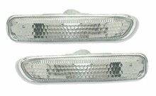 Witte zijknipperlichten passend voor BMW 3 serie E46 sedan, touring, compact, coupe en cabrio
