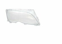 Koplampglas passend voor BMW 3 serie E46 coupe en cabrio model 1999 - 2003 en M3 E46 bijrijderskant