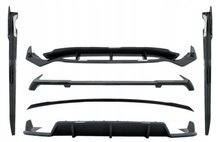 Carbon look aanzet pakket passend voor BMW X5 G05 met M pakket bumpers model 2018 - 2022