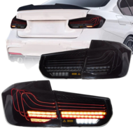LED achterlichten smoke passend voor BMW 3 serie F30 en F80 model 2011 - 2019