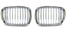 Chromen grillen passend voor BMW 5 serie E39 model 1995 - 2003 