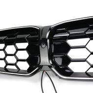 Diamond grillen glanzend zwart passend met LED verlichting passend voor BMW 3 serie G20LCI en G21LCI model 2022 - heden