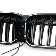 Grillen glanzend zwart met LED verlichting passend voor BMW 3 serie G20LCI en G21LCI model 2022 - heden