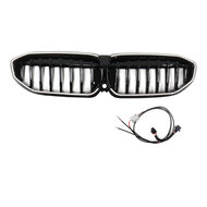 Grillen glanzend zwart met LED verlichting passend voor BMW 3 serie G20 en G21 model 2019 - 2022