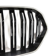 Grillen glanzend zwart dubbelspijls met LED verlichting passend voor BMW X6 G06 model 2019 - 2023