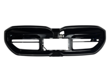 Glanzend zwarte grill met verlichting EVO passend voor BMW 5 serie G60 en G61