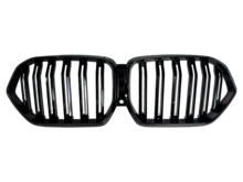 Glanzend zwarte grillen met verlichting passend voor BMW X6 G06 LCI model vanaf 2023