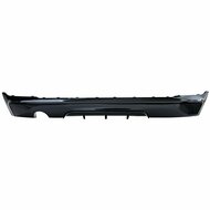 Performance look diffuser glanzend zwart passend voor BMW 2 serie F22 en F23 met uitlaat enkel links