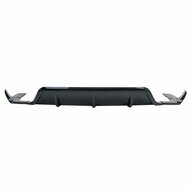 Glanzend diffuser passend voor BMW X6 G06 met M pakket achterbumper