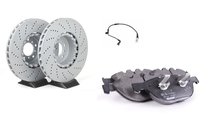 Remschijven en remblokken set achterzijde BMW E60 E61 M5 en E63 E64 M6 origineel BMW