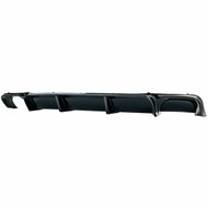 Glanzend zwarte diffuser passend voor BMW 5 serie E39 met M pakket achterbumper