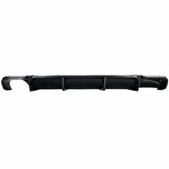 Glanzend zwarte diffuser passend voor BMW 5 serie E39 met M pakket achterbumper