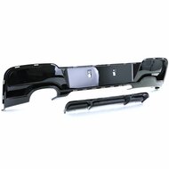 Diffuser performance look glanzend zwart passend voor BMW 1 serie F20 en F21 met uitlaat links