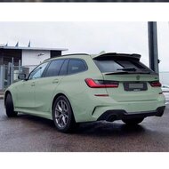 Kofferklepspoiler glanzend zwart passend voor BMW 3 serie G21 Touring 