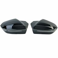 Glanzend zwarte spiegelkappen passend voor BMW 5 serie G60 en G61