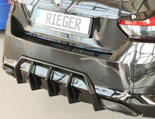 Rieger diffuser glanzend zwart passend voor BMW 2 serie G42 met M pakket achterbumper