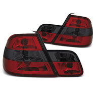 Achterlichten rood/smoke passend voor BMW 3 serie E46 coupe model 1999 - 2003