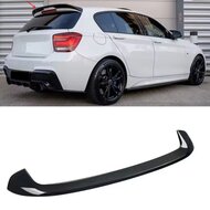 Glanzend zwarte dakspoiler passend voor BMW 1 serie F20 en F21 model 2012 - 2019