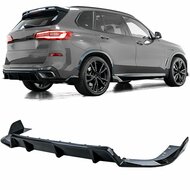 Diffuser glanzend zwart passend BMW X5 G05 met M pakket model 2019 - 2022
