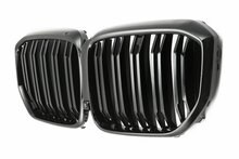 Glanzend zwarte dubbelspijls grill passend voor BMW X5 G05 LCI model vanaf 2023