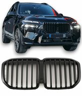 Glanzend zwarte grill passend voor BMW X7 G07 LCI model vanaf 2022