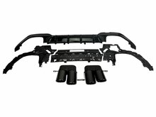 Vier uitlaten ombouw set passend voor BMW 3 serie G20 en G21 met M pakket achterbumper model 2019 - 2022