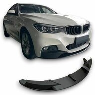 Frontspoiler performance look mat zwart passend voor BMW 3 serie F34 GT met M pakket voorbumper