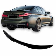 EVO look kofferspoiler glanzend zwart passend voor BMW 5 serie G30 sedan