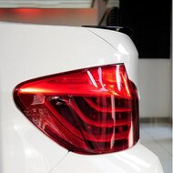 Glanzend zwarte koffer lip passend voor BMW 5 serie F10 sedan