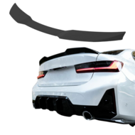 Glanzend zwarte spoiler EVO look passend voor BMW 3 serie G20 