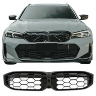 Diamond grillen glanzend zwart passend voor BMW 3 serie G20LCI en G21LCI model 2022 - heden
