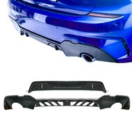 Performance look diffuser glanzend zwart passend voor BMW 3 serie G20 en G21 M pakket