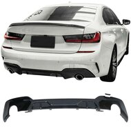 Performance look diffuser glanzend zwart passend voor BMW 3 serie G20 en G21 M pakket