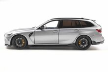 BMW M3 Touring (G81) + performance parts '24, grijs metallic schaal 1:18 solido