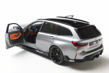 BMW M3 Touring (G81) + performance parts '24, grijs metallic schaal 1:18 solido