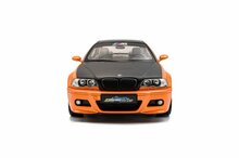 BMW M3 E46 coupe oranje  schaal 1:18 solido