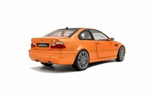 BMW M3 E46 coupe oranje  schaal 1:18 solido