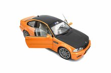 BMW M3 E46 coupe oranje  schaal 1:18 solido