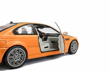 BMW M3 E46 coupe oranje  schaal 1:18 solido