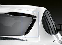 Performance look achtervinnen glanzend zwart passend voor BMW X4 G02 en X4M F98