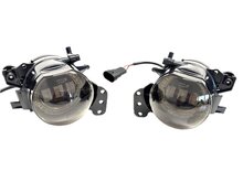 LED Smoke Angel Eyes mistlampen passend voor BMW 5 serie E60 en E61 met M pakket voorbumper model 2003 - 2010