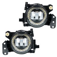 LED Angel Eyes mistlampen passend voor BMW 3 serie E90 en E91 model 2005 - 2012