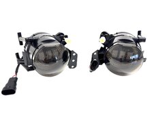 LED Angel Eyes smoke mistlampen passend voor BMW 3 serie E90 en E91 model 2005 - 2012