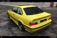 Louvers glanzend zwart passend voor BMW 3 serie E36 coupe