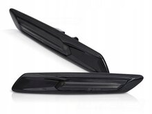 Smoke dynamic zijknipperlichten zijscherm passend voor BMW 5 serie F10 model 2010 - 2013