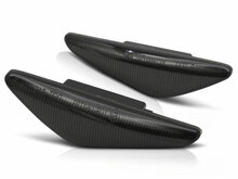 Dynamische LED smoke zijknipperlichten passend voor BMW 3 serie E46 coupe en cabrio facelift model 2003 - 2006