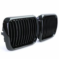 Glanzend zwarte grillen passend voor BMW 3 serie E36 model 1996 - 2000