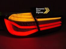 LED achterlichten smoked met dynamische knipperlichten passend voor BMW 3 serie F31 touring model 2011 - 2018